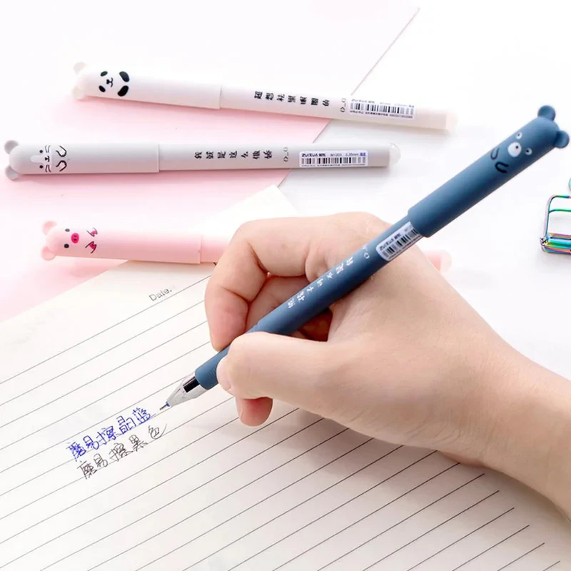روان نویس مدل حیوانات Erasable کد M1203-00 مجموعه  4 عددی