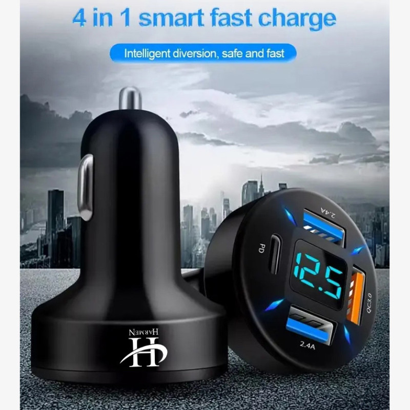 شارژر فندکی هارمن مدل PD4QC3