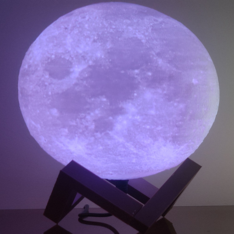 آباژور رومیزی مدل کره ماهL2