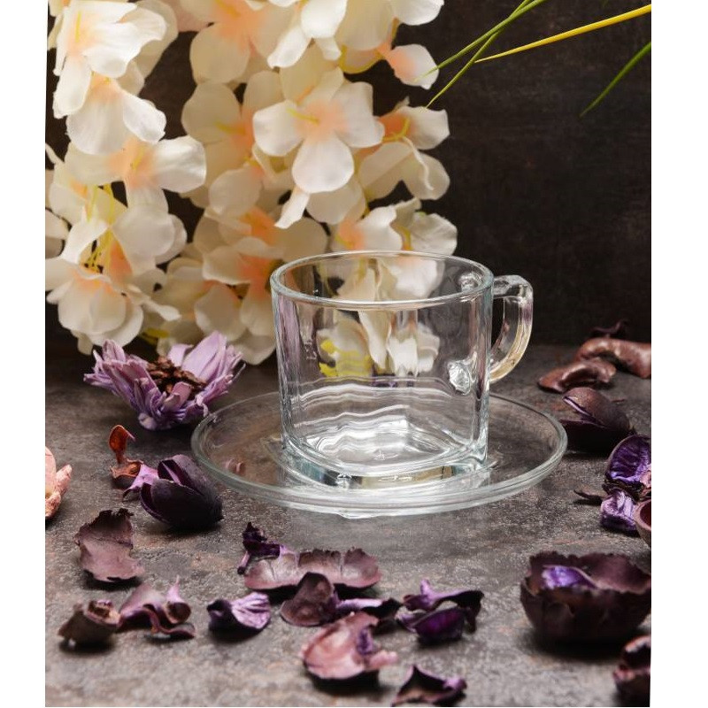سرویس چای خوری 12 پارچه پاشاباغچه مدل Carre کار کد 95307