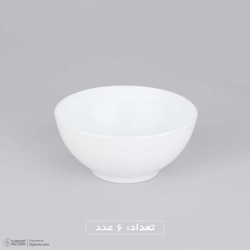 کاسه طرح دایره مدل کلاسيک کد 165 - بسته 6 عددي