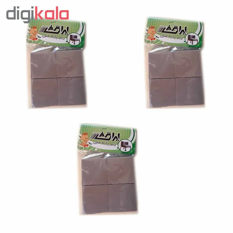پد پایه مبل ایران ترمز کد ۲۲ بسته 8 عددی