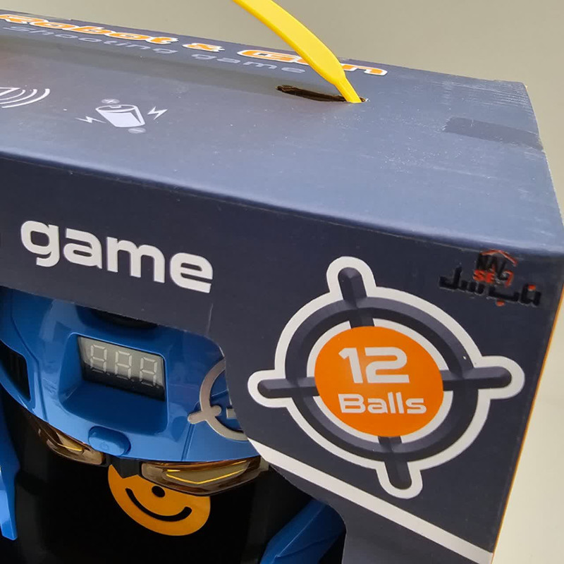 اسباب بازی ناب سل مدل تفنگ و کلاه کاسکت با صفحه نمایش شماره انداز صدادار چراغدار SHOOTING GAME 2IN1 LIGHT &SOUND