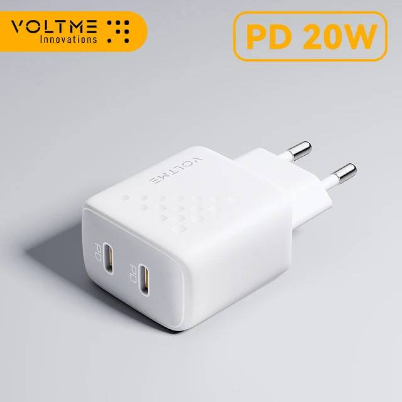 شارژر دیواری 20 وات ولت می مدل REVO  DUO LITE
