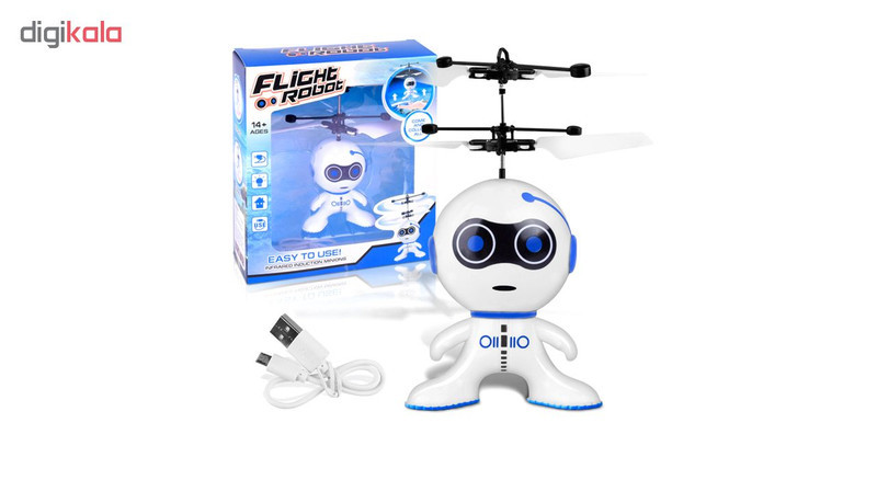 مینی هلی کوپتر شارژی مدل ROBOT-826