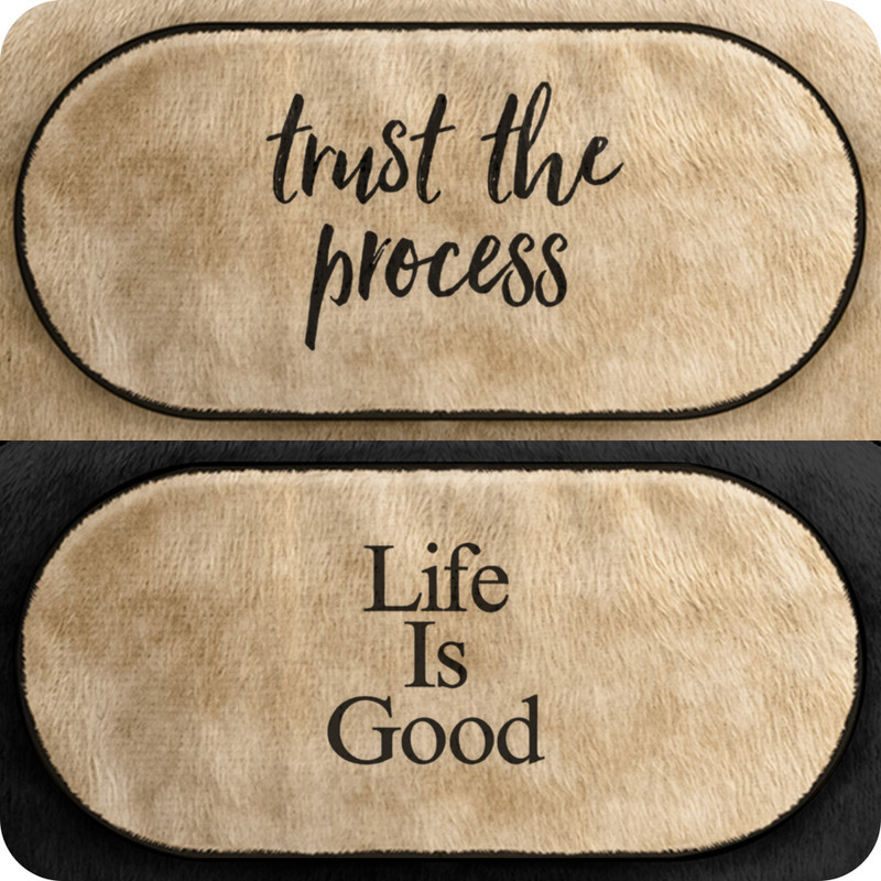 چشم بند خواب کاوا ماسک مدل Life is Good C128 مجموعه 2 عددی
