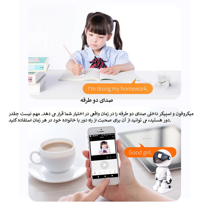 دوربین امنیتی مدل نظارت تصویری هوشمند