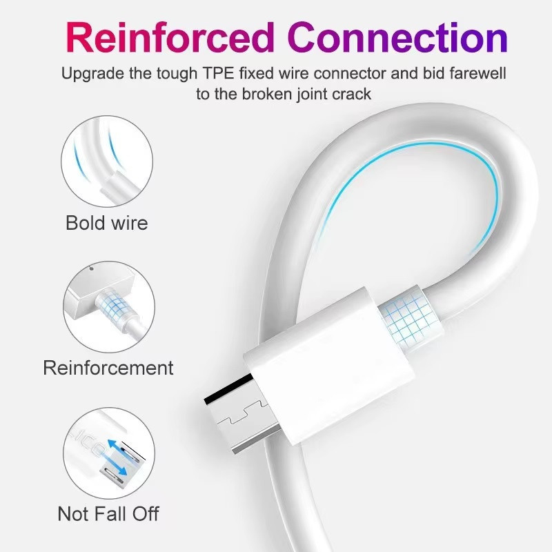 کابل تبدیل USB به MicroUSB Fast Charge مدل 6A طول 1 متر