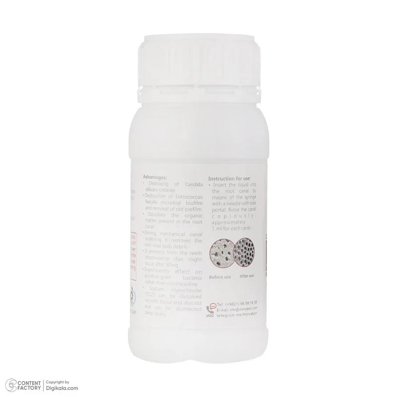 محلول هایپو کلرید سدیم مروابن مدل Hypo Endox حجم 250 میلی لیتر
