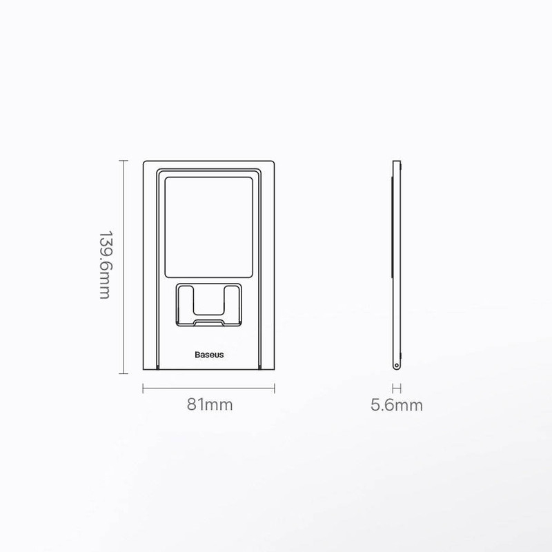 پایه نگهدارنده گوشی موبایل بیسوس مدل Foldable Metal