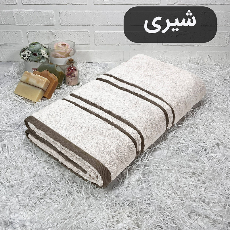 حوله حمامی مدل پارما سایز 95 * 160 سانتی متر