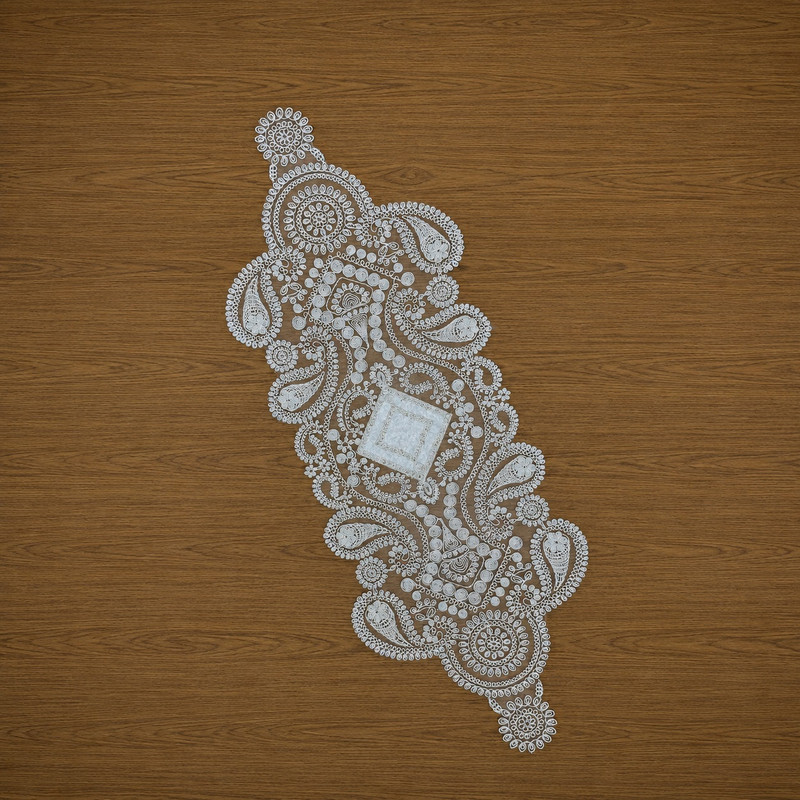 ست رومیزی و رانر 3 تکه مدل R3003O