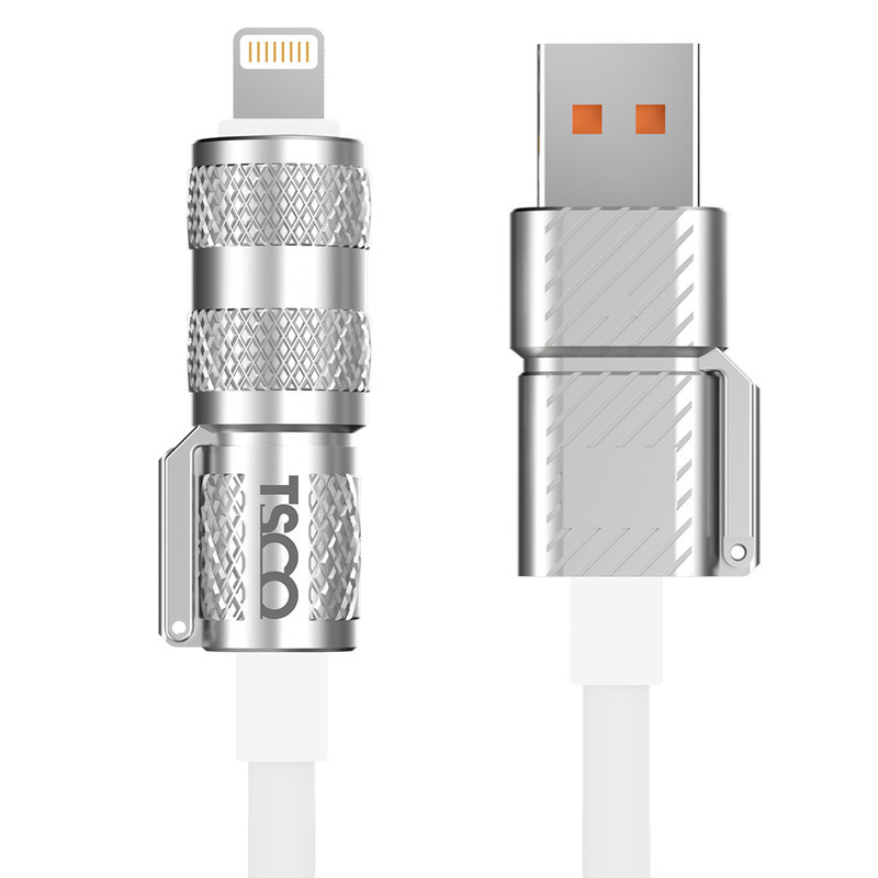 کابل تبدیل USBUSB-C به لایتنینگUSB-C تسکو مدل GCA 240W طول 1.2 متر