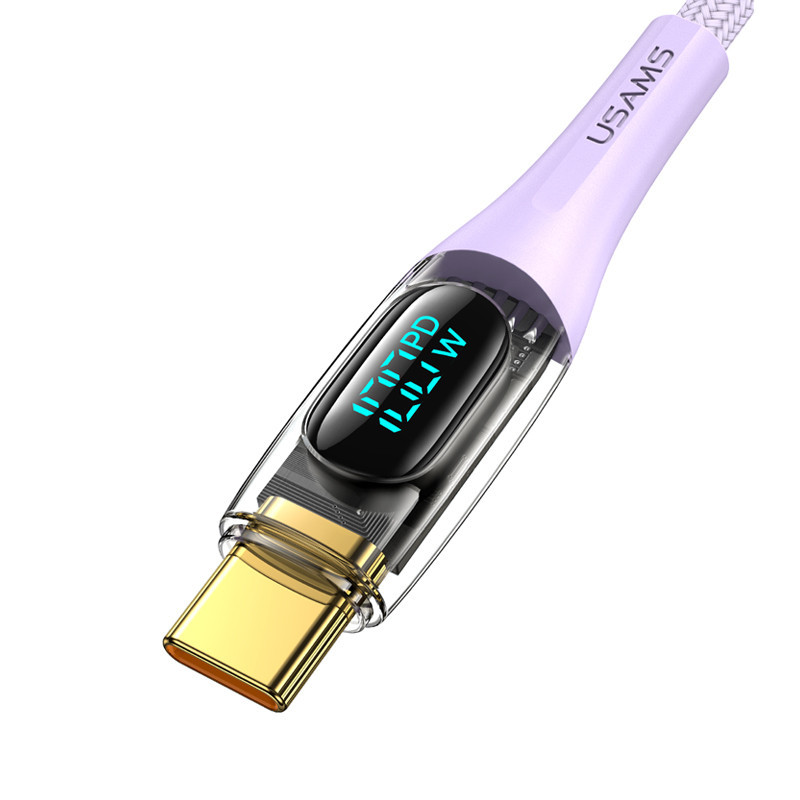 کابل تبدیل USB-C به USB-C یوسمز مدل Sj590 طول 1.2 متر