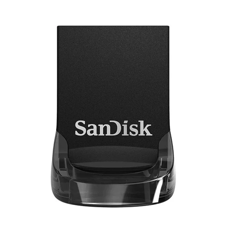 فلش مموری سن دیسک مدل ULTRA FIT CZ430 ظرفیت 512 گیگابایت با رابط USB 3.1 فوق‌سریع، طراحی فوق‌کوچک، نرم‌افزار امنیتی SanDisk SecureAccess و قابلیت بازیابی فایل RESCUEPRO Deluxe، مناسب ضبط خودرو و تلویزیون