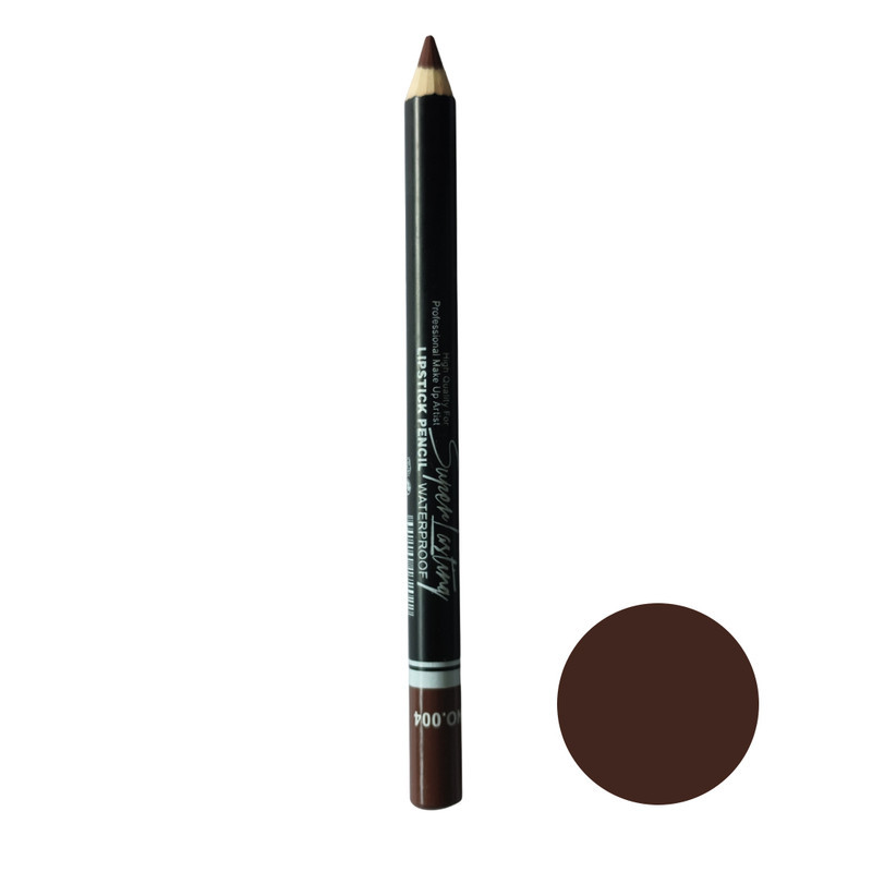 مداد لب سوپر لستینگ مدل waterproof شماره 04