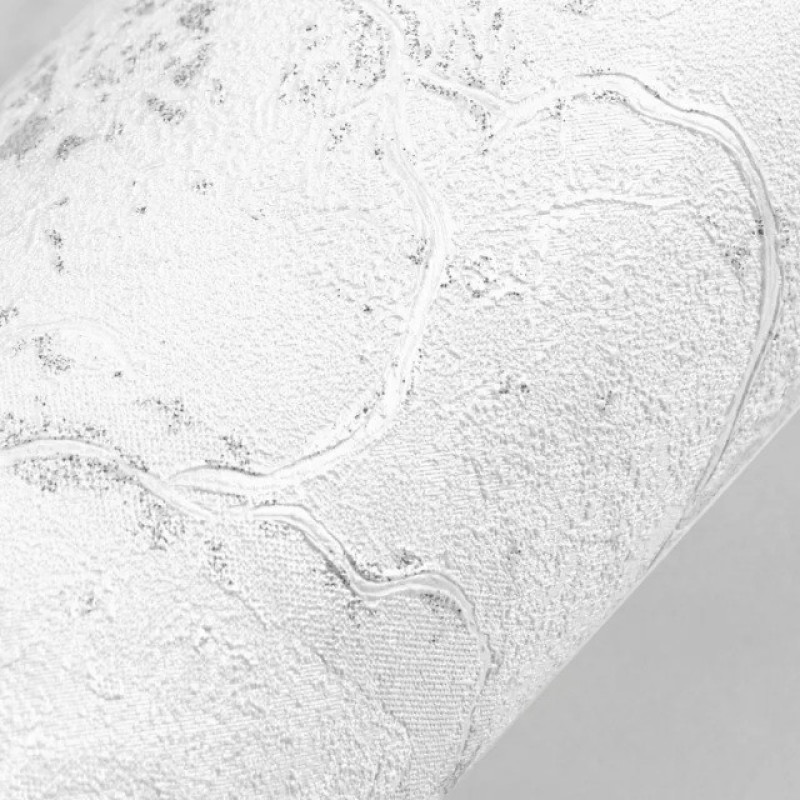 کاغذ دیواری مدل طرح رگه‌دار سفید کد 919W