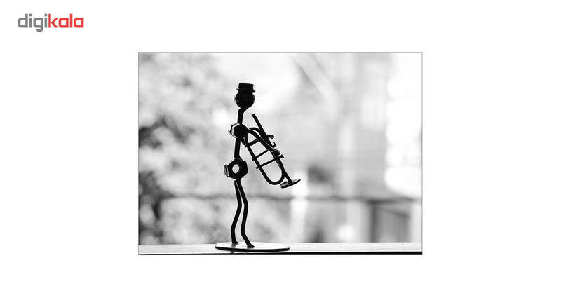 تابلو شاسی ونسونی طرح Nuty Musician سایز 30x40 سانتی متر