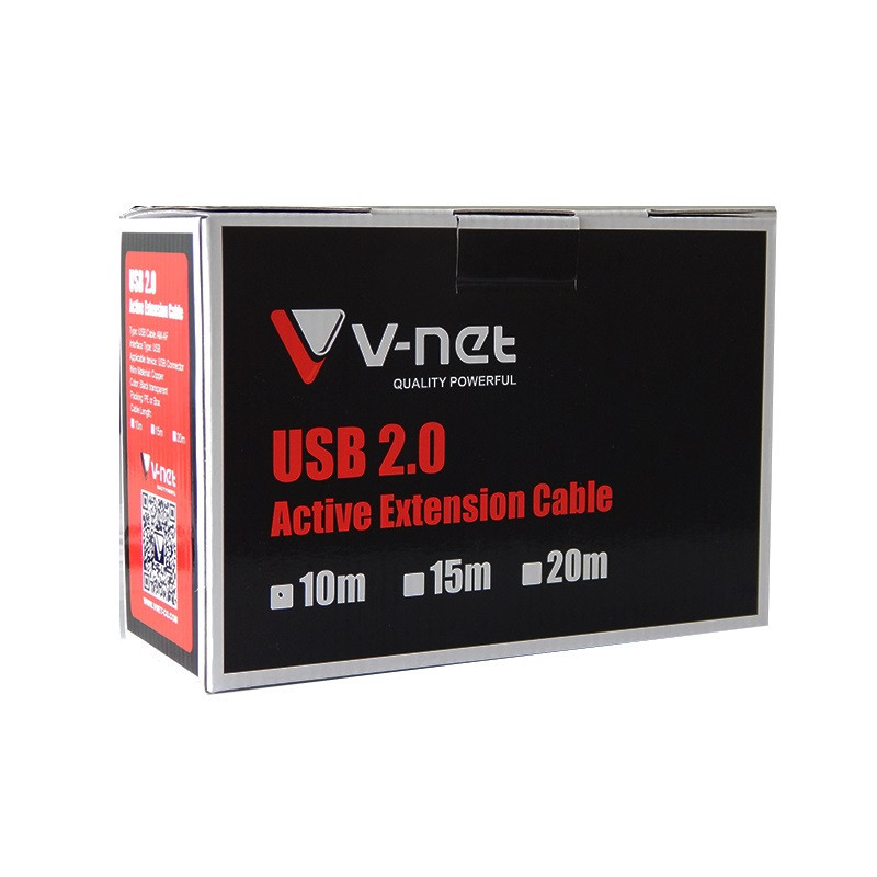 کابل افزایش طول USB 2.0 وی نت مدل V-CUE20150 طول 15 متر