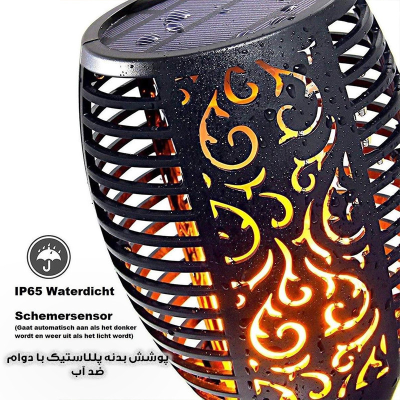 چراغ باغی مدل خورشیدی زمینی کد XF-6006