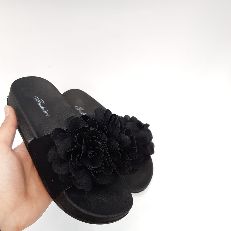 دمپایی زنانه نیکتا مدل L-030-Flower-Bl