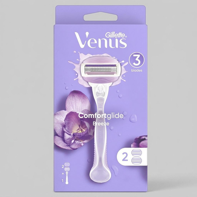 خود تراش ژیلت مدل Venus Comfortglide Breeze