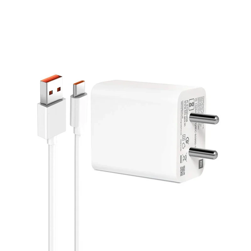 شارژر دیواری شیائومی مدل  TRAVEL_33W به همراه کابل تبدیل USB-C