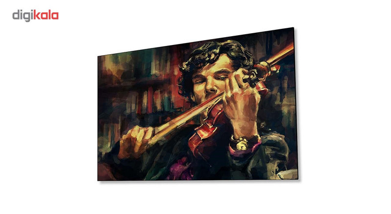 تابلو شاسی ونسونی طرح Sherlock Violin سایز 50 × 70