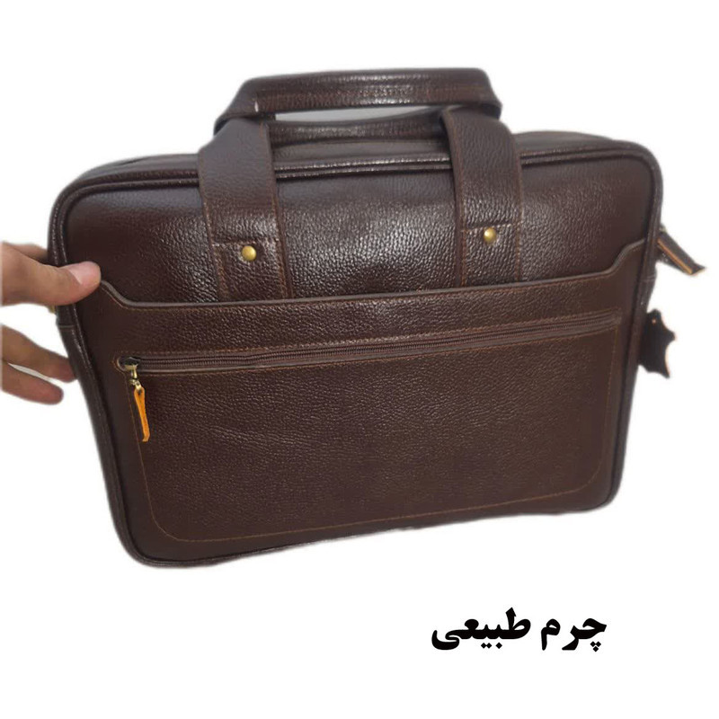 کیف لپ تاپ مدل چرم طبیعیn-7 مناسب برای لپ تاپ 15 اینچی