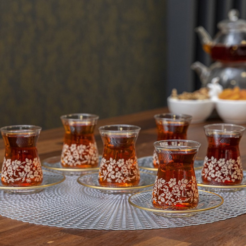 سرویس چای خوری 12 پارچه 6 نفره انگلیش هوم مدل Natural Flower