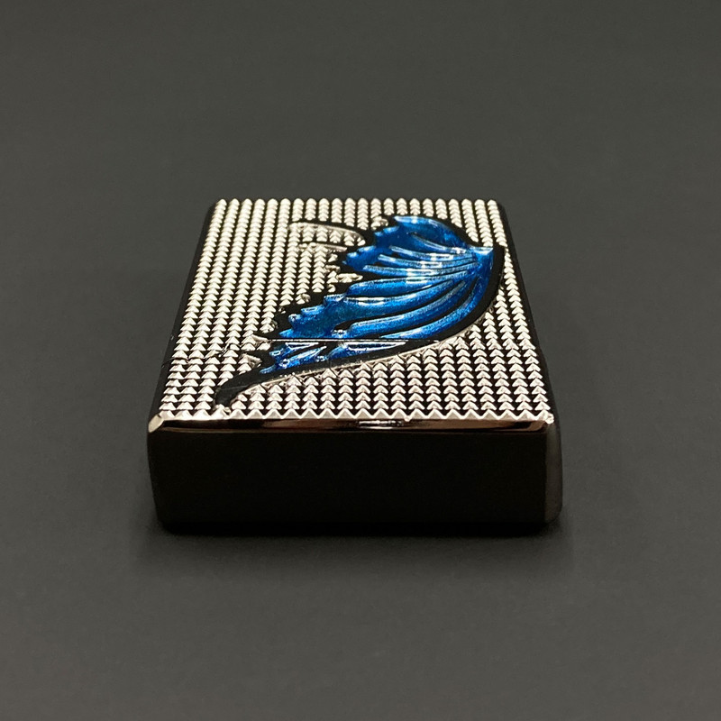 فندک گازی مدل دکمه ای طرح پروانه کد DKD-1306