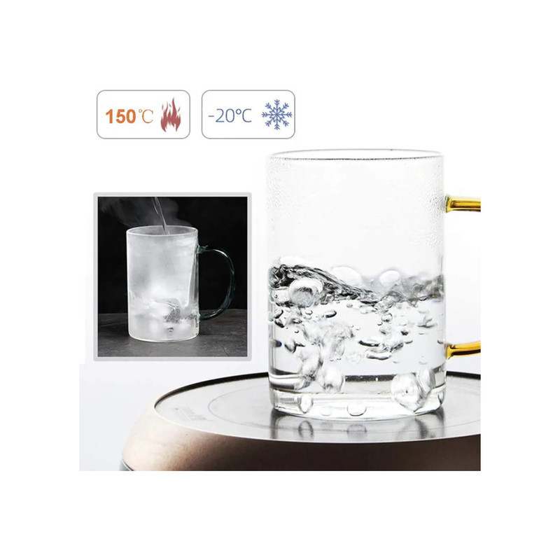 لیوان مدل دسته رنگی مجموعه 6 عددی