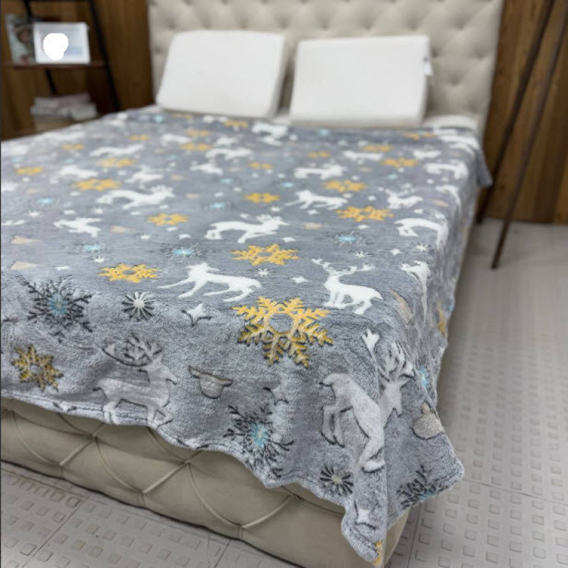 پتو مسافرتی 2 نفر ویراگیتا مدل  شبنما کریسمس سایز 220x200 سانتی‌متر