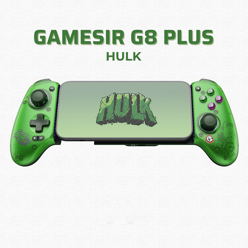 دسته بازی گیمسر مدل G8+ GALILEO WIRELESS طرح HULK