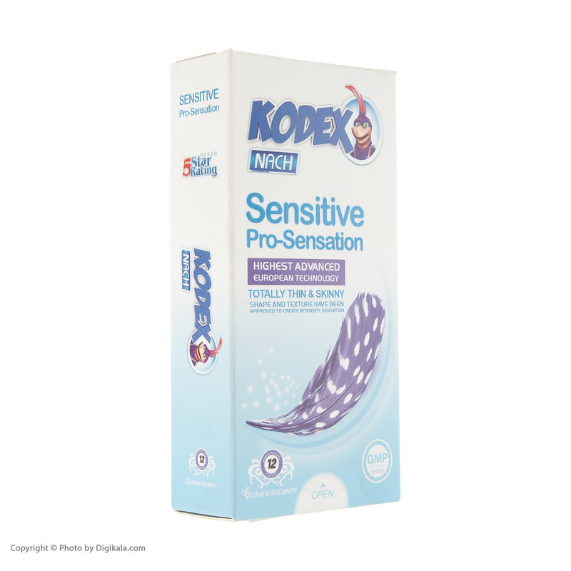 کاندوم ناچ کدکس مدل ICE DOUBLE DELAY بسته 10 عددی به همراه کاندوم ناچ کدکس مدلSensitive بسته 12 عددی