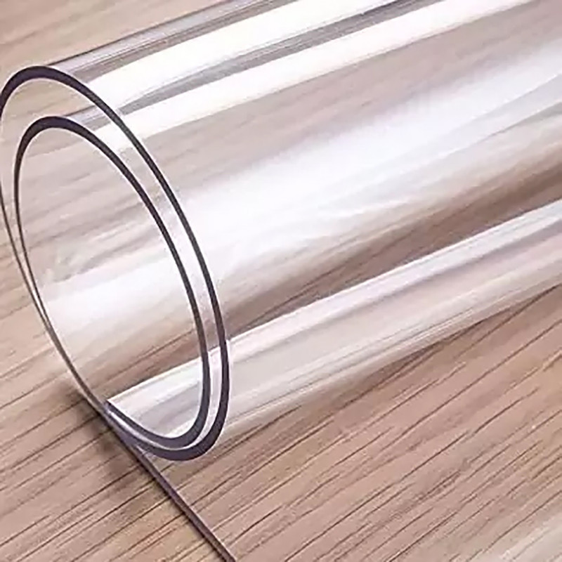 رومیزی مدل یک میل شفاف سایز 100x120 سانتی‌متر