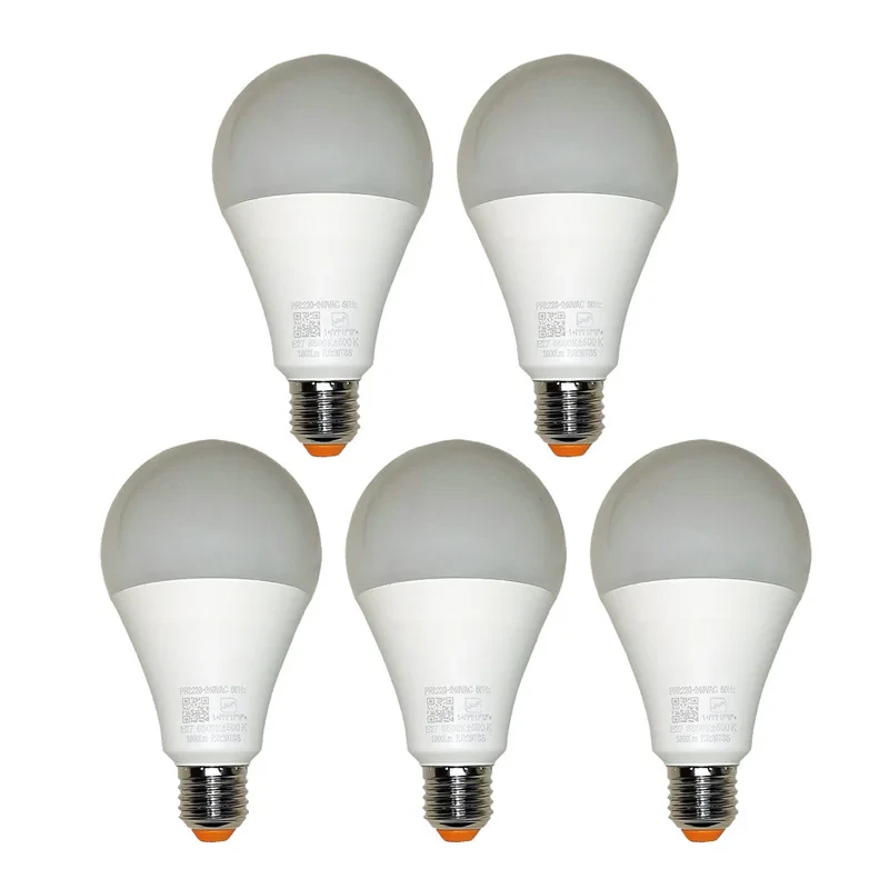 لامپ 12 وات آفتابی نمانور مدل LED پایه E27 بسته 5 عددی