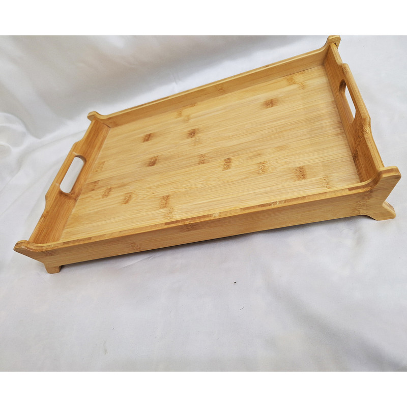 سینی دسته دار مدل بامبو سلطنتی 02 سایز 25×35 سانتی متر