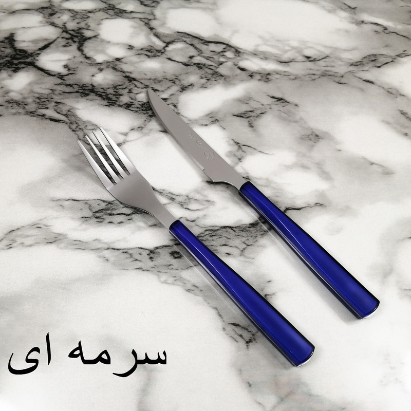 کارد و چنگال میوه خوری 12 پارچه ام جی مدل ROMANTIC