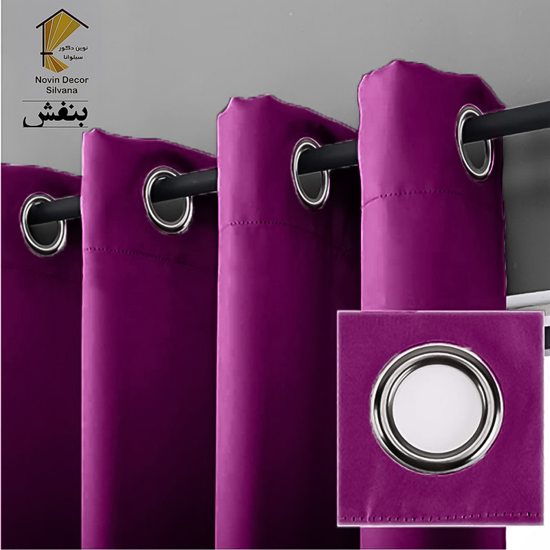 پرده نوین دکور سیلوانا مدل لاکچری 28 _ 1 سایز 280x140 سانتی‌متر