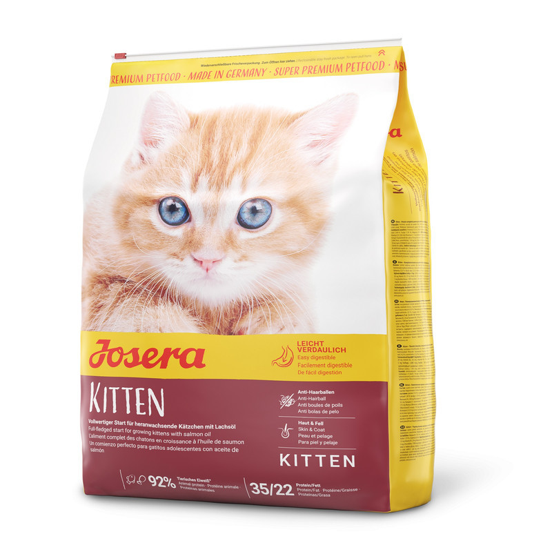 غذای خشک بچه گربه جوسرا مدل kitten وزن 10 کیلوگرم