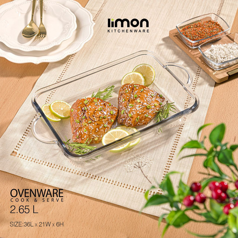 ظرف پخت لیمون مدل مستطیل کد HS2297