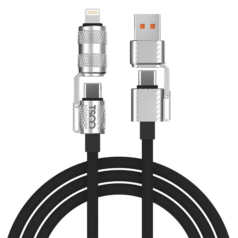 کابل تبدیل USBUSB-C به لایتنینگUSB-C تسکو مدل GCA 240W طول 1.2 متر