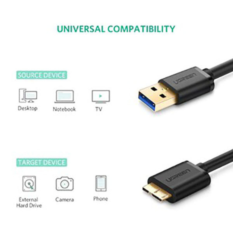 کابل هارد USB 3.0 یوگرین مدل 60529 طول 1 متر