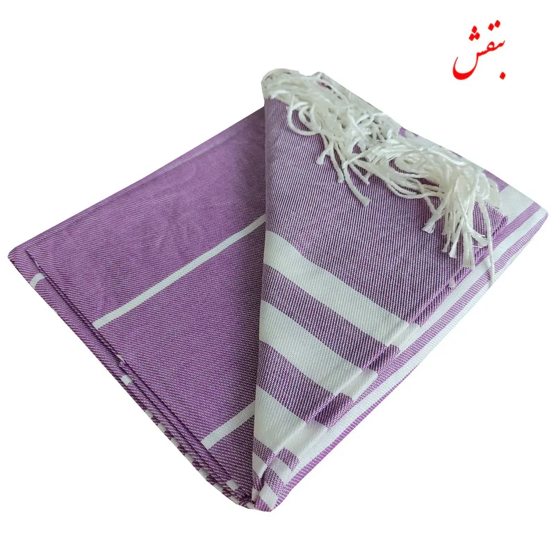 حوله استخری نساجی هنر یزد مدل خطی ریشه دار سایز 70×145 سانتی متر