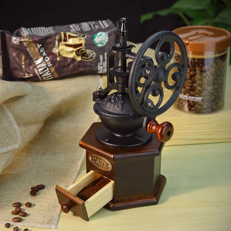 آسیاب دستی مدل چرخ دنده طرح 6 ضلعی
