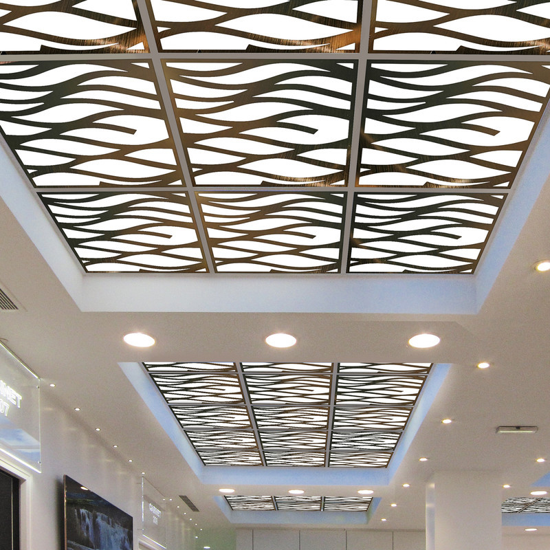 تایل سقفی آسمان مجازی بنی دکو مدل MC45 اندازه 60x60 سانتی متر مجموعه 4 عددی