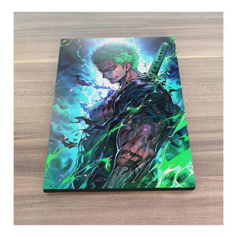 تابلو شاسی گوفی مدل انیمه وان پیس رورونوآ زورو طرح Roronoa Zoro One Piece Anime کد SIDE11