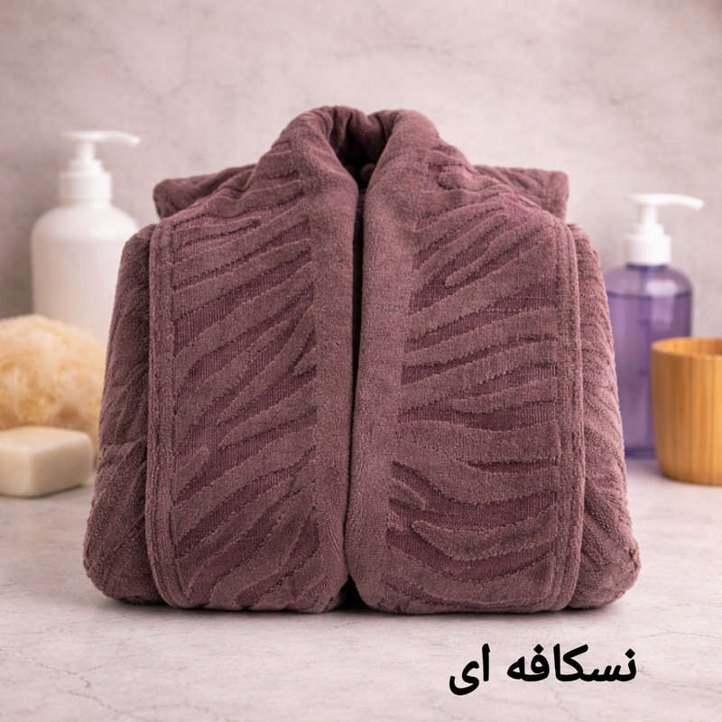 حوله پالتویی آقای کاریزما مدل موج سایز 125 سانتی متر مناسب محدوده قد 160 الی 185 سانتی متر