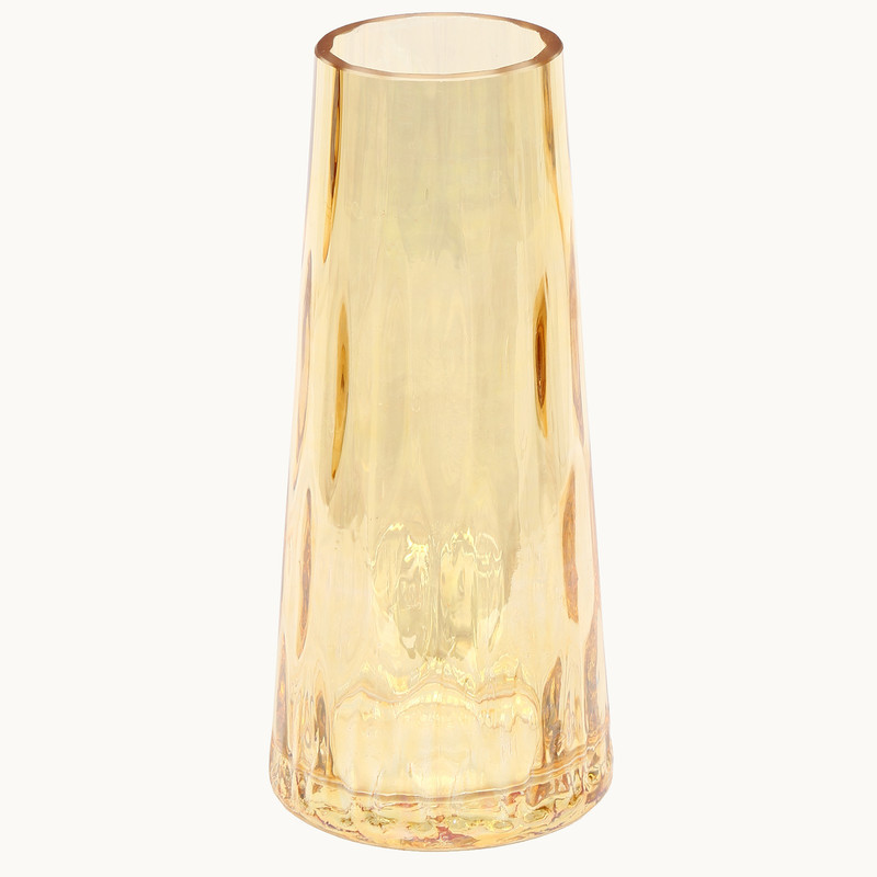 گلدان دکوری شیشه‌ای هومز مدل 82071، ابعاد 21×8×8 سانتی‌متر، وزن 500 گرم